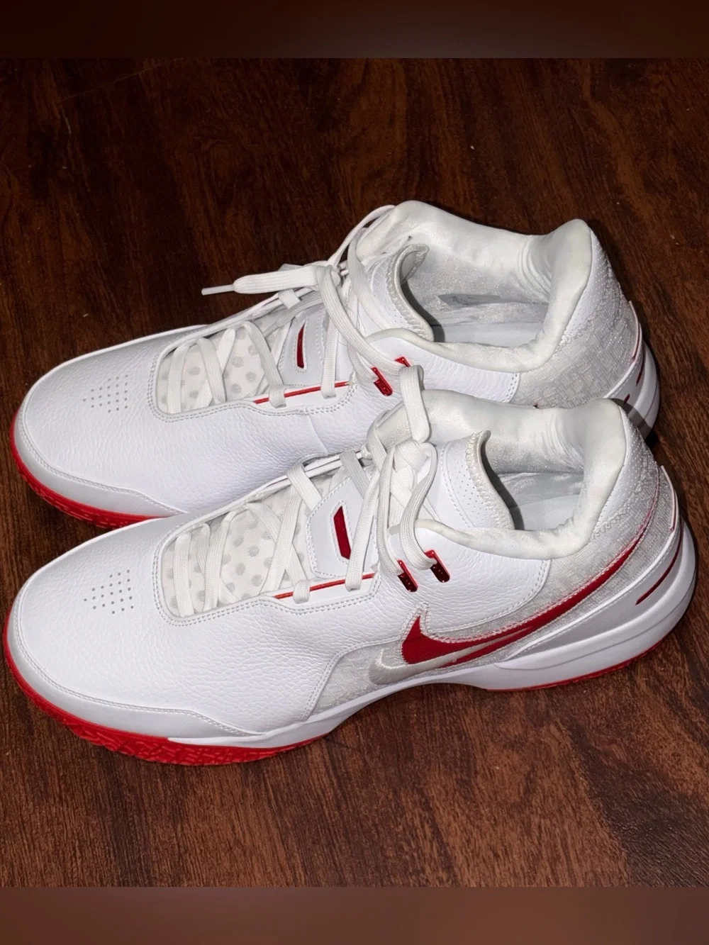 Nike LeBron NXXT Size 17 White Red